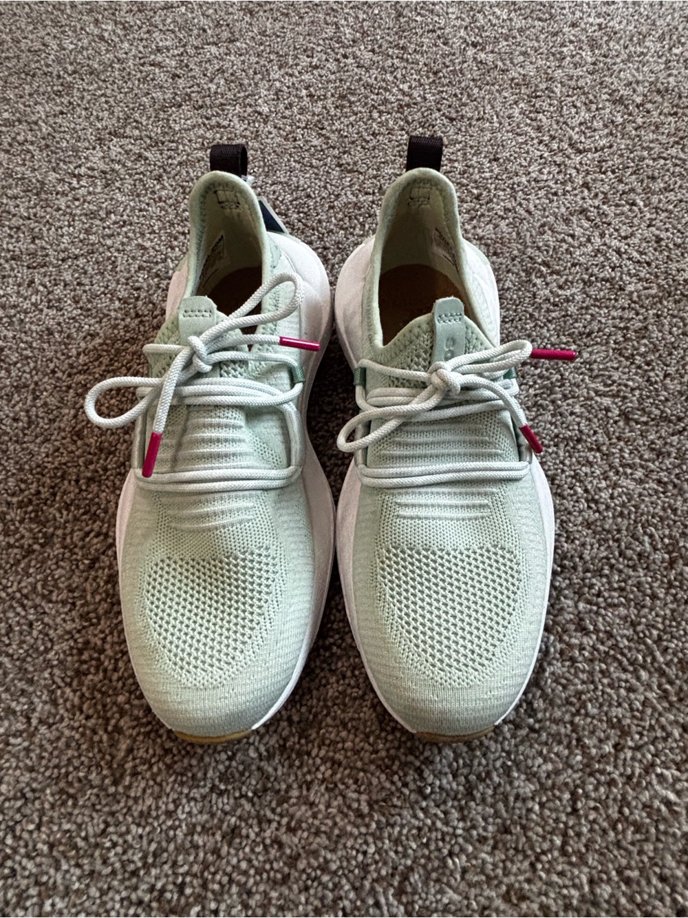 Sorel Mint Green And Pink Explorer Defy Low Sneaker. NEW